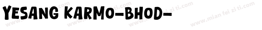 Yesang Karmo-Bhod字体转换